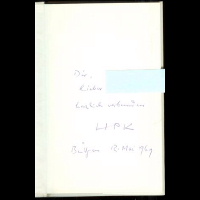 <b>Keller, H.P.</b> Stichw�rter Erstausgabe signiert